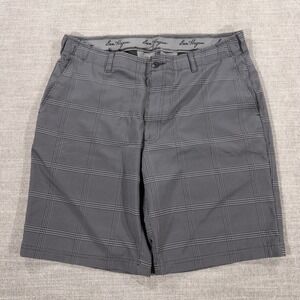 Ben Hogan Golf‎ Shorts Mens 36 Grey Plaid Excellent Performance Stretch Plaid